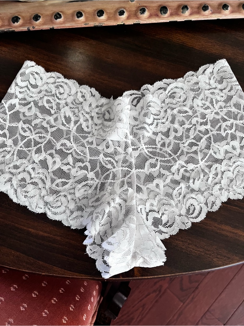 Lace Boyshort Panty in White - Women's Intimates